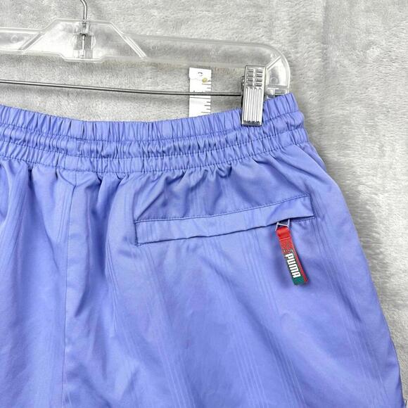 Puma Fandolympique Marseille 7 Woven Shorts Blue L Men’s Streetwear Athletic - Picture 8 of 12